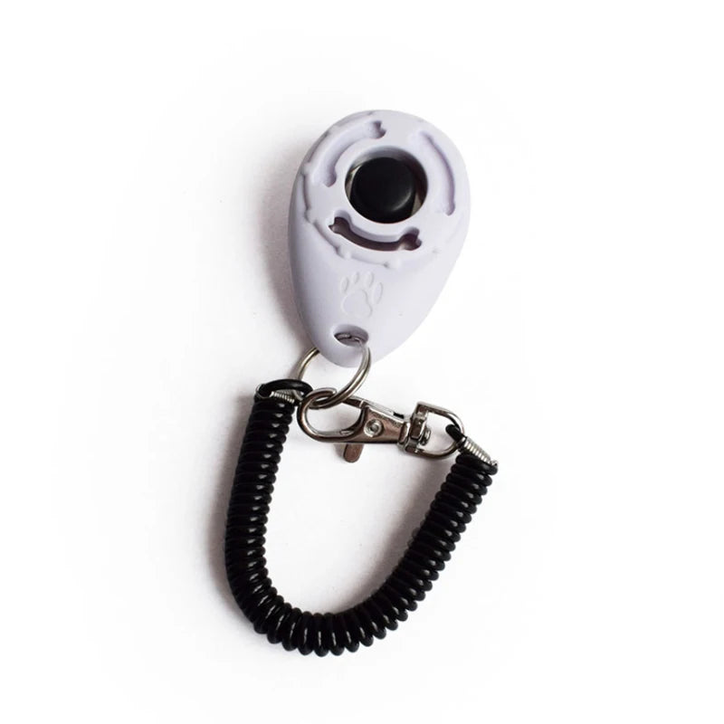 Dog Training Clicker Pet Cat Plastic New Dogs Click Trainer Aid Tools Adjustable Wrist Strap