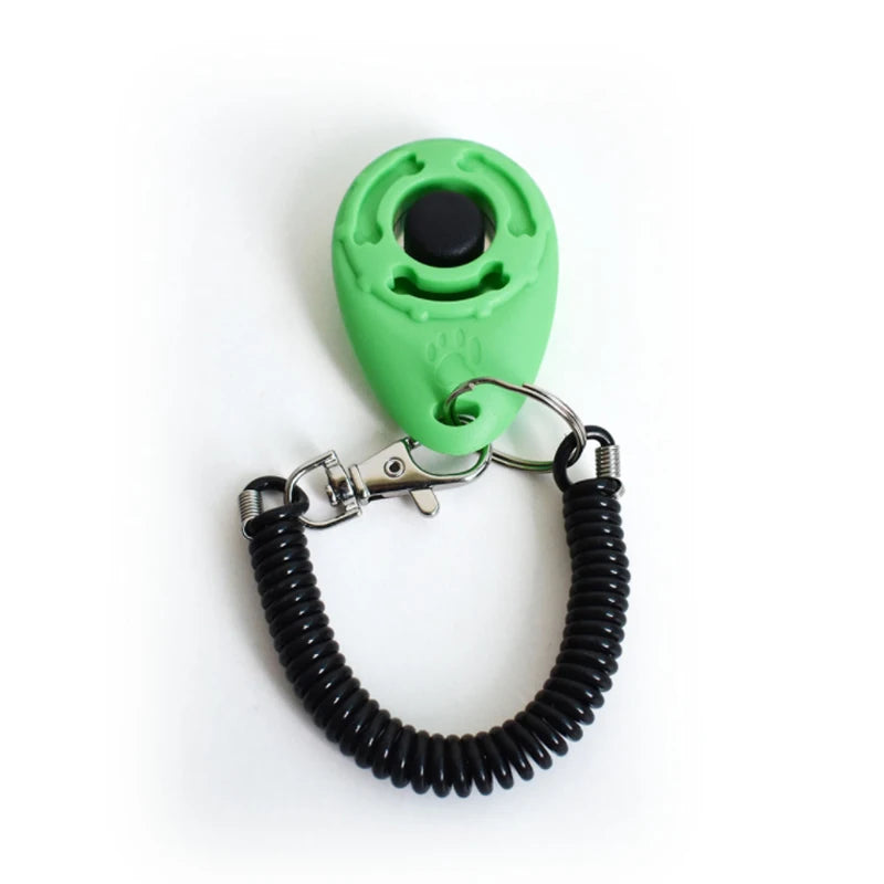 Dog Training Clicker Pet Cat Plastic New Dogs Click Trainer Aid Tools Adjustable Wrist Strap