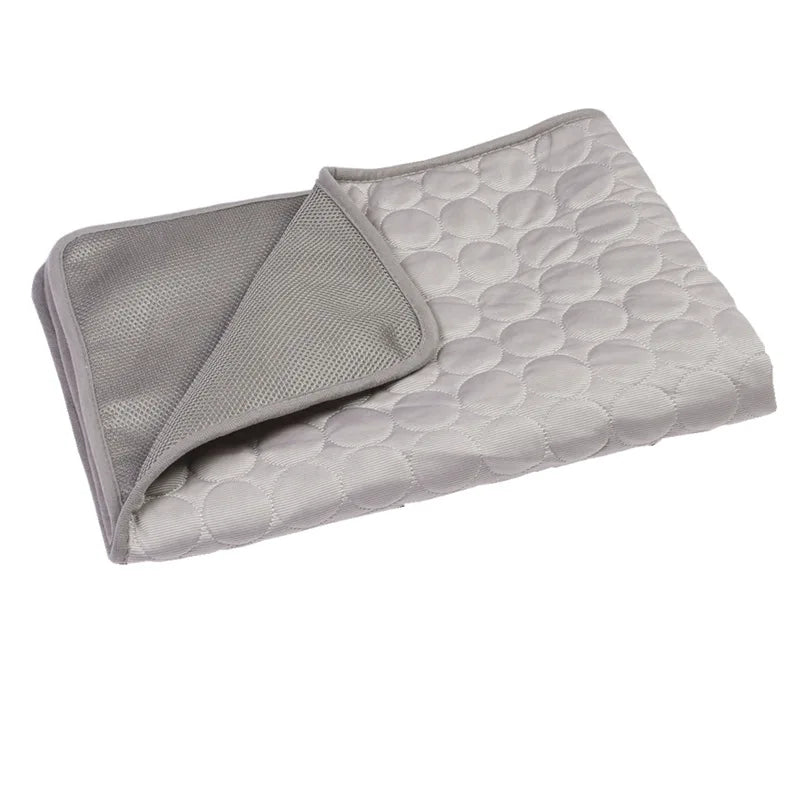Dog Mat Cooling Summer Pad Mat For Dogs Cat Blanket Sofa Breathable Pet Dog Bed Summer Washable