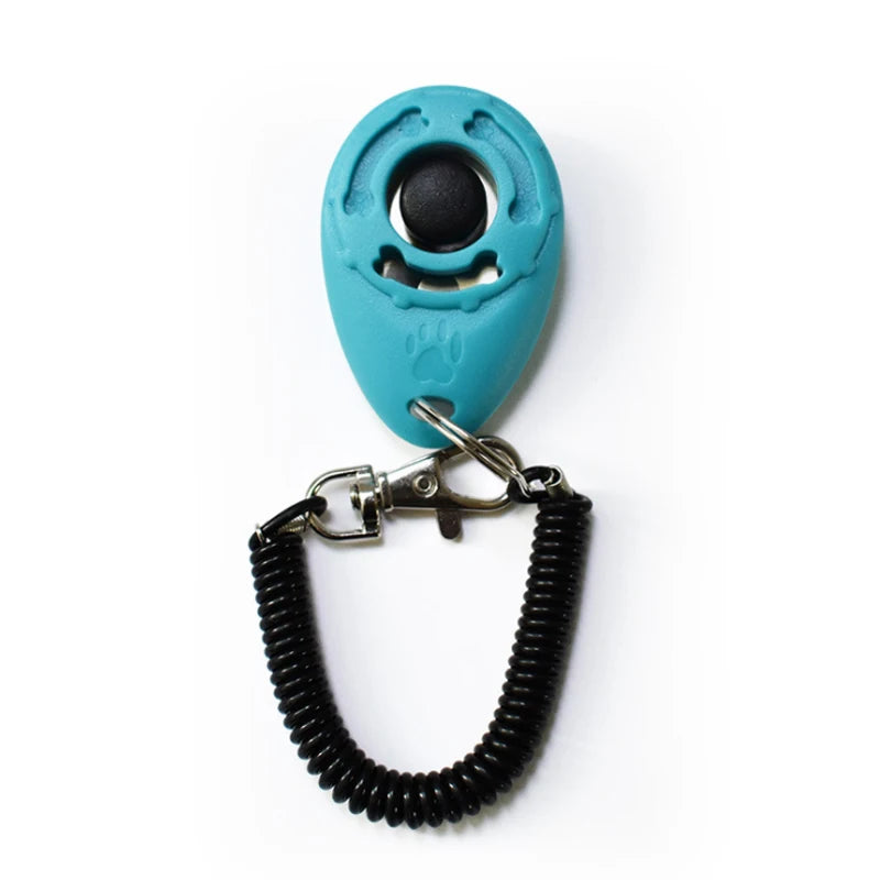 Dog Training Clicker Pet Cat Plastic New Dogs Click Trainer Aid Tools Adjustable Wrist Strap