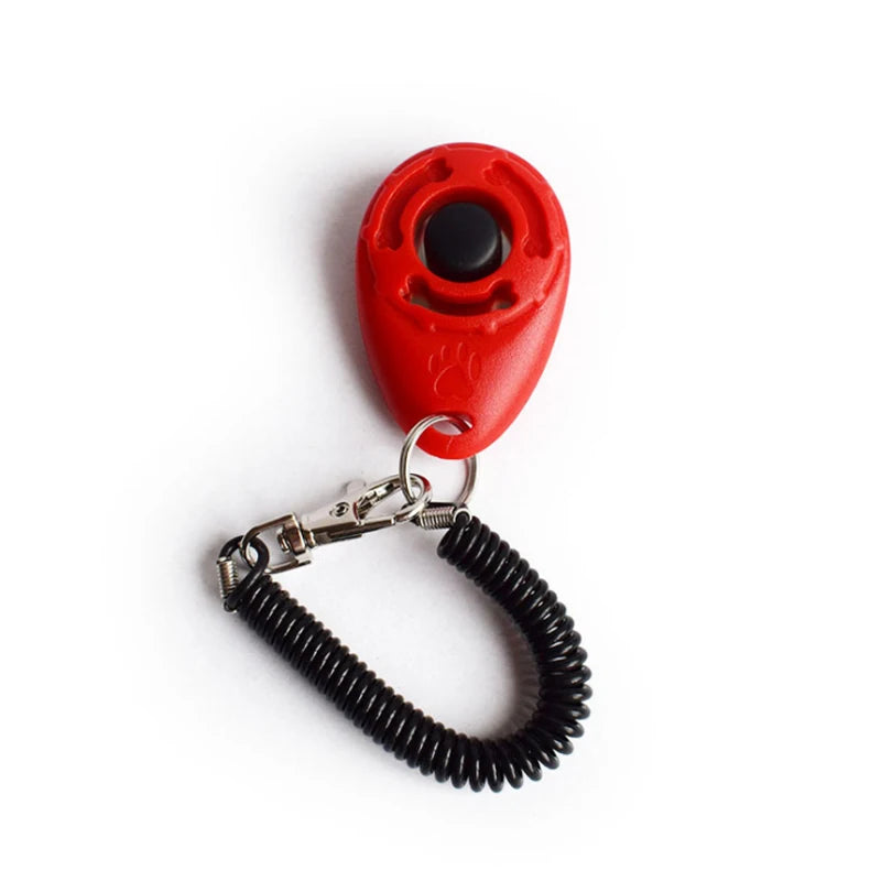 Dog Training Clicker Pet Cat Plastic New Dogs Click Trainer Aid Tools Adjustable Wrist Strap