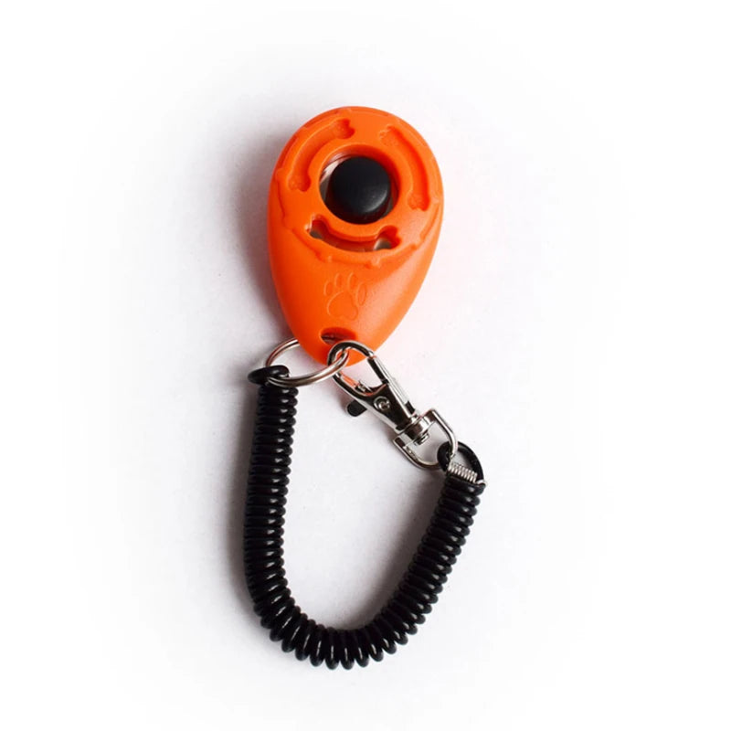 Dog Training Clicker Pet Cat Plastic New Dogs Click Trainer Aid Tools Adjustable Wrist Strap