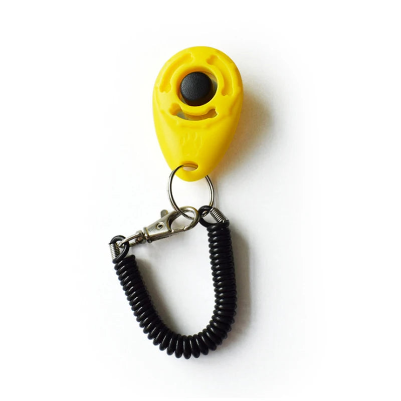 Dog Training Clicker Pet Cat Plastic New Dogs Click Trainer Aid Tools Adjustable Wrist Strap