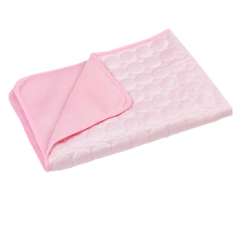 Dog Mat Cooling Summer Pad Mat For Dogs Cat Blanket Sofa Breathable Pet Dog Bed Summer Washable