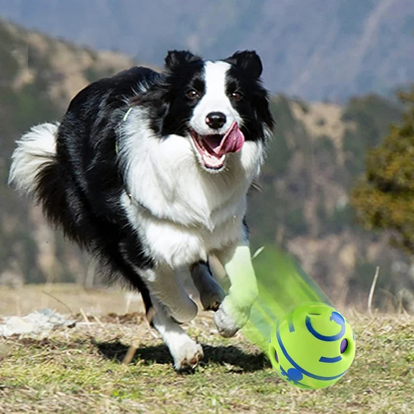Dog Toy Wobble Wag Giggle Ball Getting Dog Attention Giggle Sounds When Rolled or Shaken