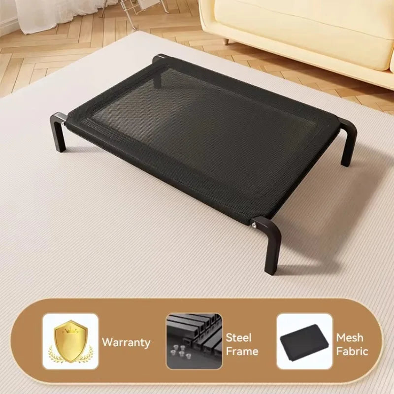 For Outdoor Home Use Elevated Big Dog Bed Summer Dog Nest Convenient Carry Moisture Proof Non-Slip Large Cat Bed Durable
