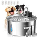 7L Stainless Steel Wireless Recharging Sensor Cat Water Fountain Auto Drinking Fountain For Cats Dog Drinker