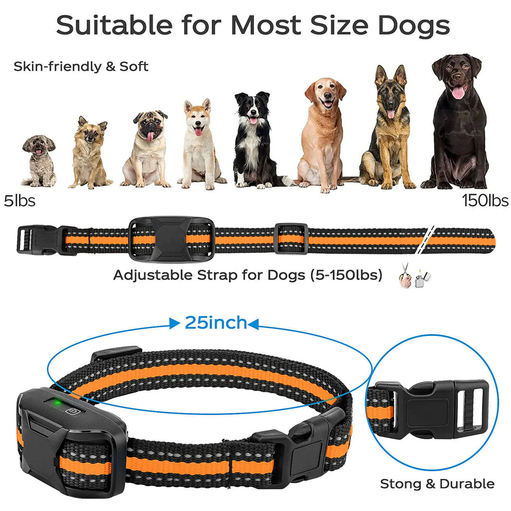 Electric Dog Training Collar Remote Control Waterproof Pet Behavior