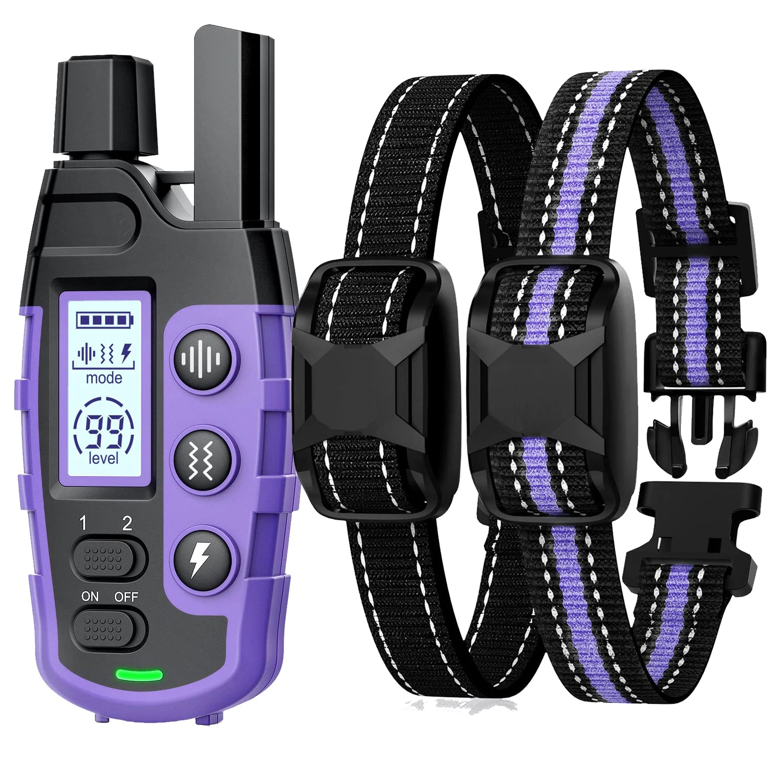 Electric Dog Training Collar Remote Control Waterproof Pet Behavior