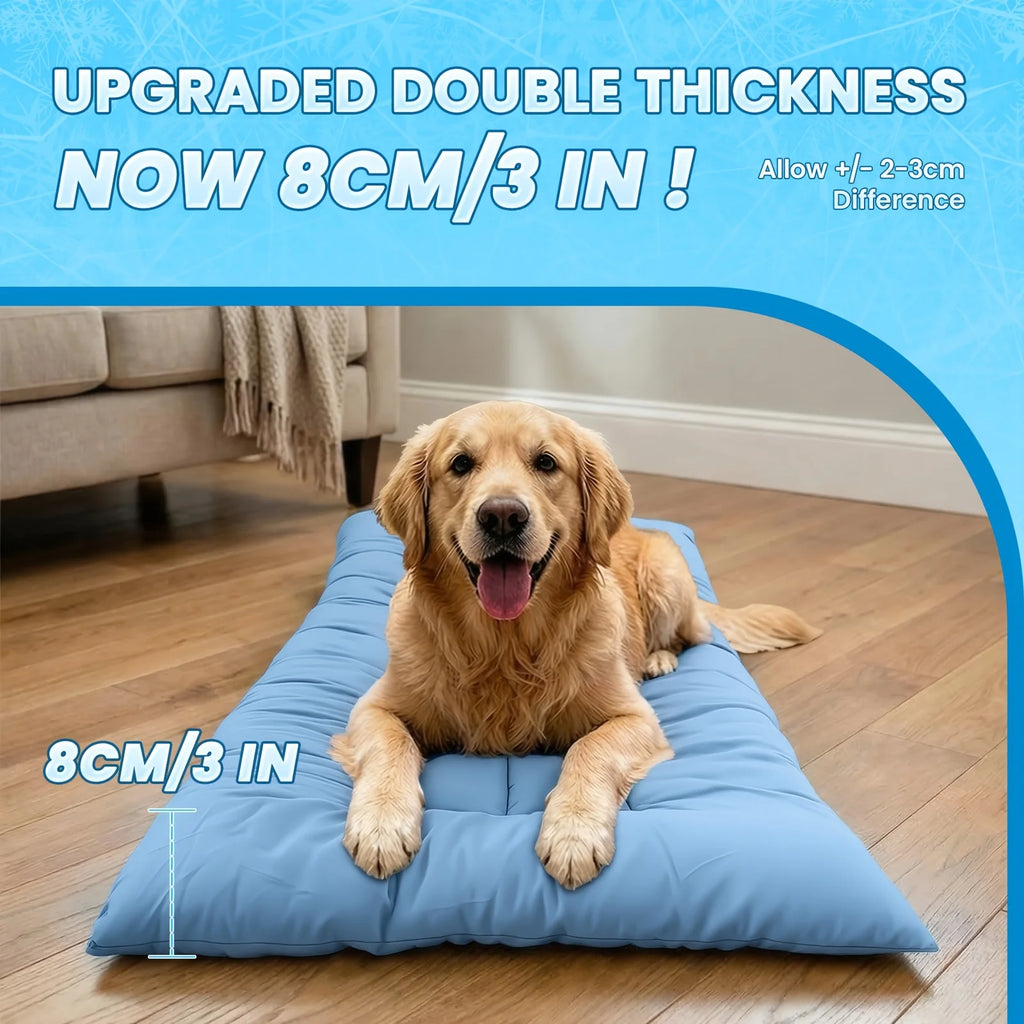 Extra-Large Summer Cooling Mat Dog Sofa Bed | Ultra-SoftExtra-Large Plush Dog Sofa Bed Super Soft Thick Polyester Pet Mat