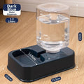 Pet Automatic Feeder Large Capacity 2 Styles Cat Dog Water Dispenser Feeder Set Plastic 3 Colors