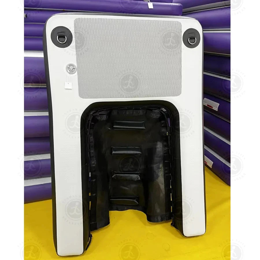 Inflatable outdoor dog ramp