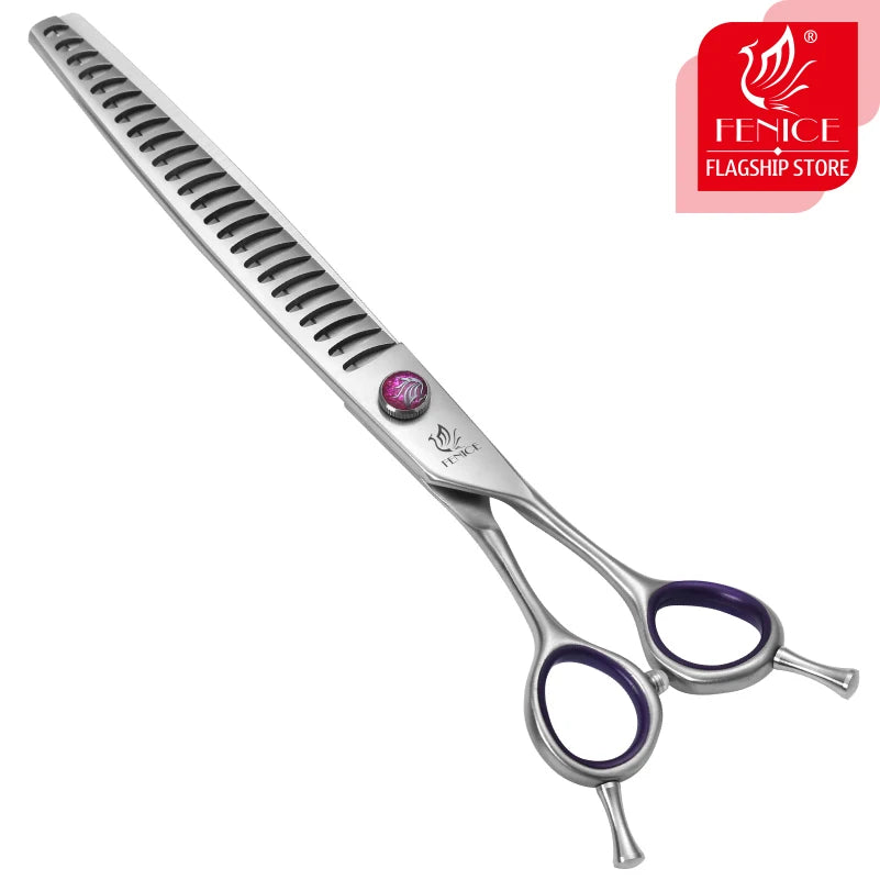7/8 Inch Professional Pet Dogs Grooming Scissors Straight Curved Thinning Chunker Shear Scissors Set For Dogs
