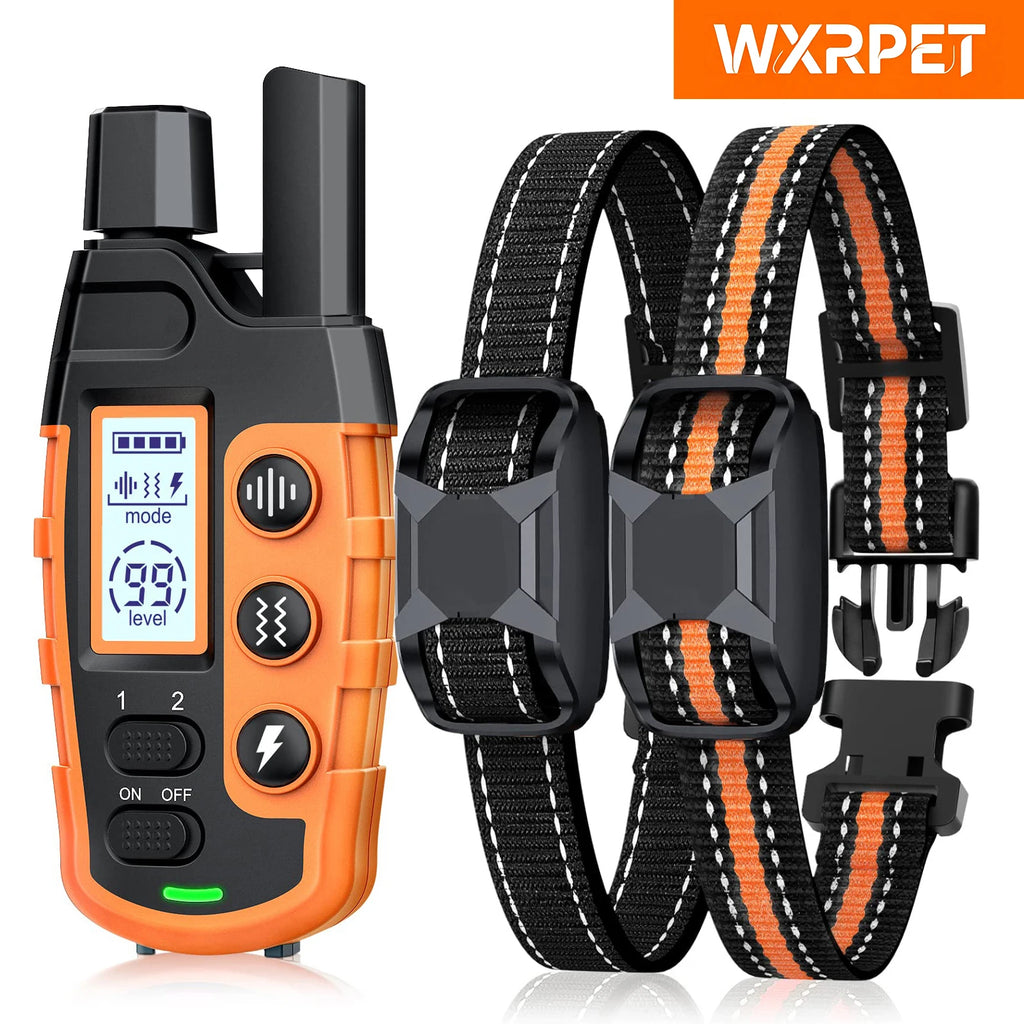 Electric Dog Training Collar Remote Control Waterproof Pet Behavior