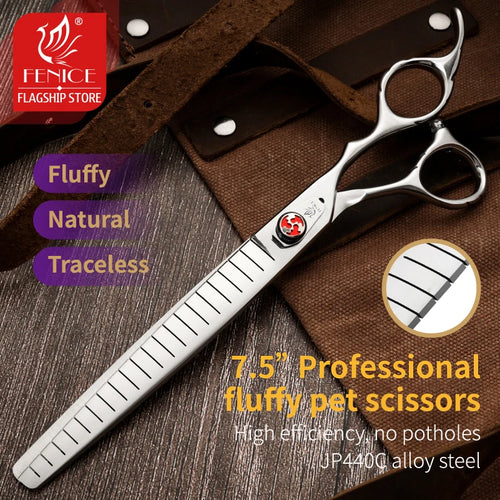 7/7.5 inch Pet Fluffy Thinning Grooming Scissors Straight Dog Scissors Thinner Shears