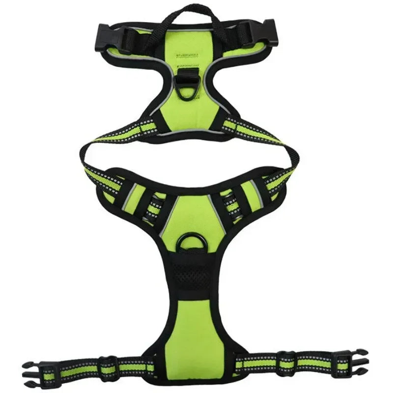 Reflective Adjustable Breathable Vest Chest Strap for Small Medium Large Dogs Pet Dog Harness