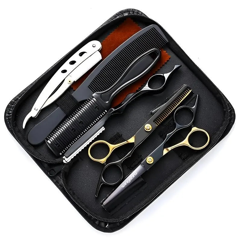 Hair Scissors Set Hairdressing Scissors Kit Hairdresser Shaver Haircut Scissors