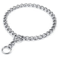 Dog Choke Collar Chew-proof Metal Dog Slip Chain Pinch Collars for Small Medium Large Dogs Training