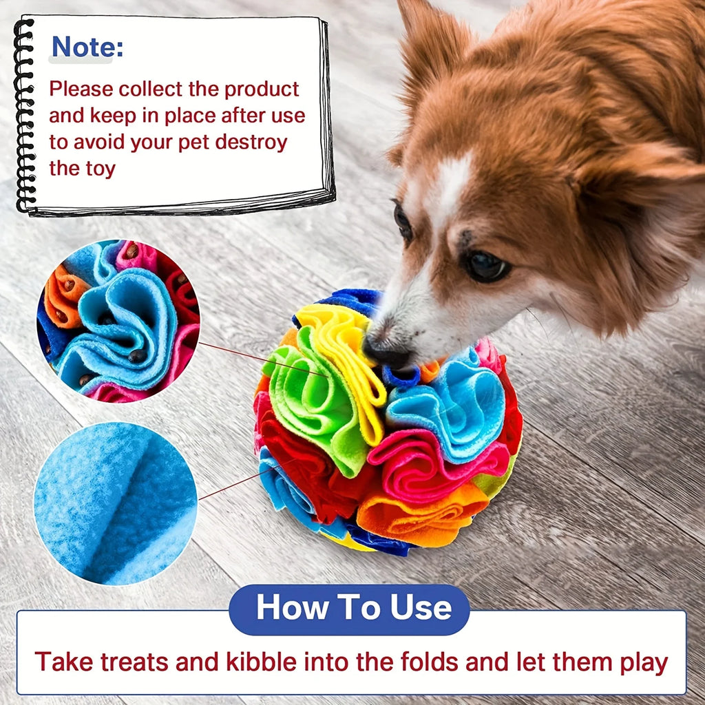 Interactive Dog Toys Snuffle Ball for Dogs Encourage Natural Foraging Skills,