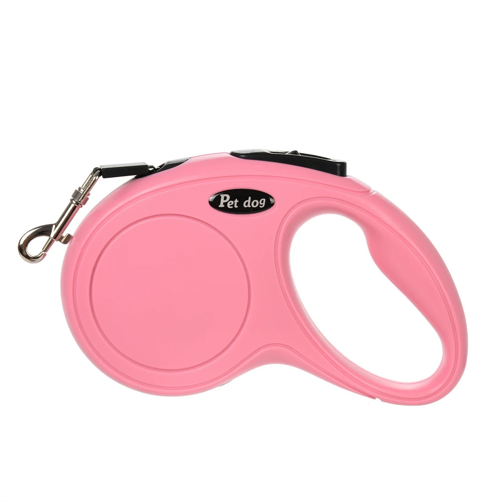 Pet Dog Leash for Small Medium Dogs Cats Walking Automatic Retractable Extending Puppy Solid Roulette