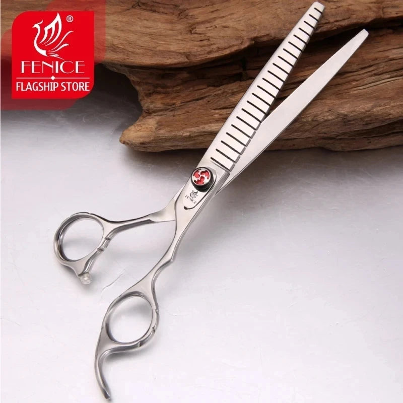 7/7.5 inch Pet Fluffy Thinning Grooming Scissors Straight Dog Scissors Thinner Shears