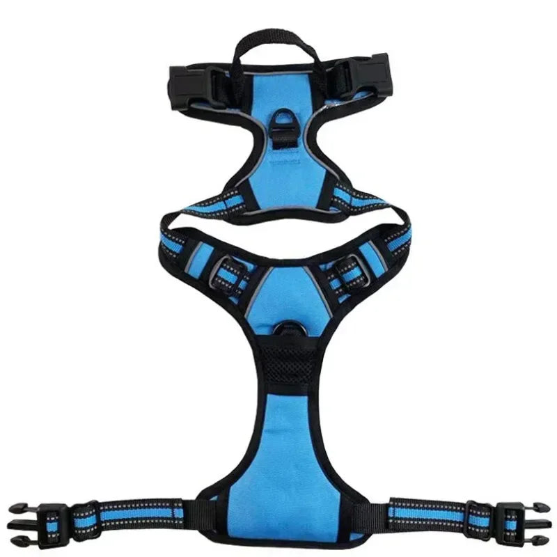 Reflective Adjustable Breathable Vest Chest Strap for Small Medium Large Dogs Pet Dog Harness