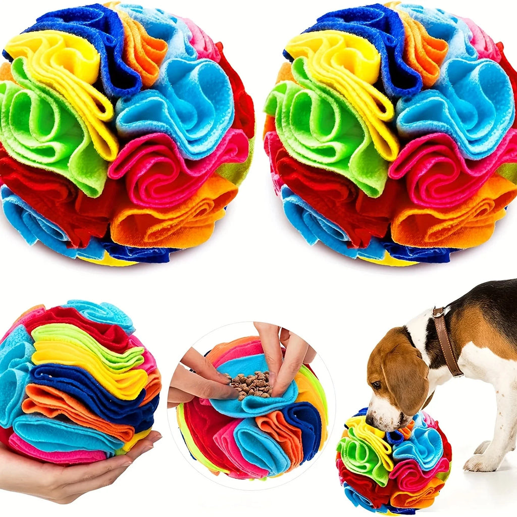 Interactive Dog Toys Snuffle Ball for Dogs Encourage Natural Foraging Skills,