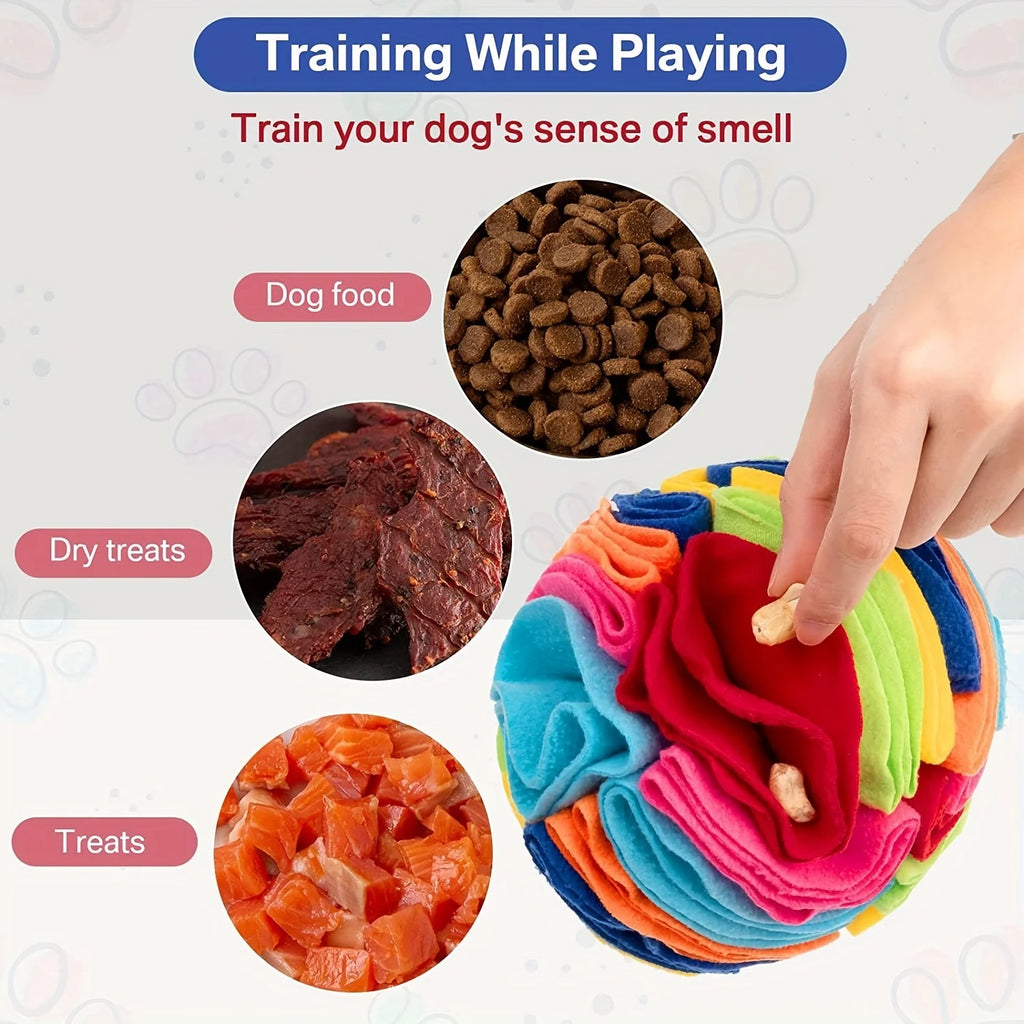 Interactive Dog Toys Snuffle Ball for Dogs Encourage Natural Foraging Skills,