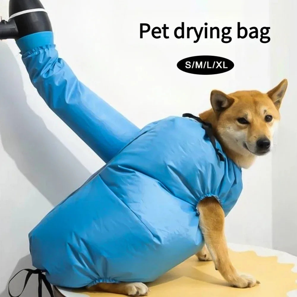 Portable Pet Drying Bag Folding Dog Hair Dryer Box Blow Bag Pet Grooming Dry Bag