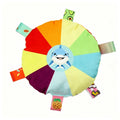 Foldable Rainbow Cat Tunnel Multi Channel Interactive Play Tube with Hanging Ball, Collapsible Hideaway Toy for Kittens Puppies