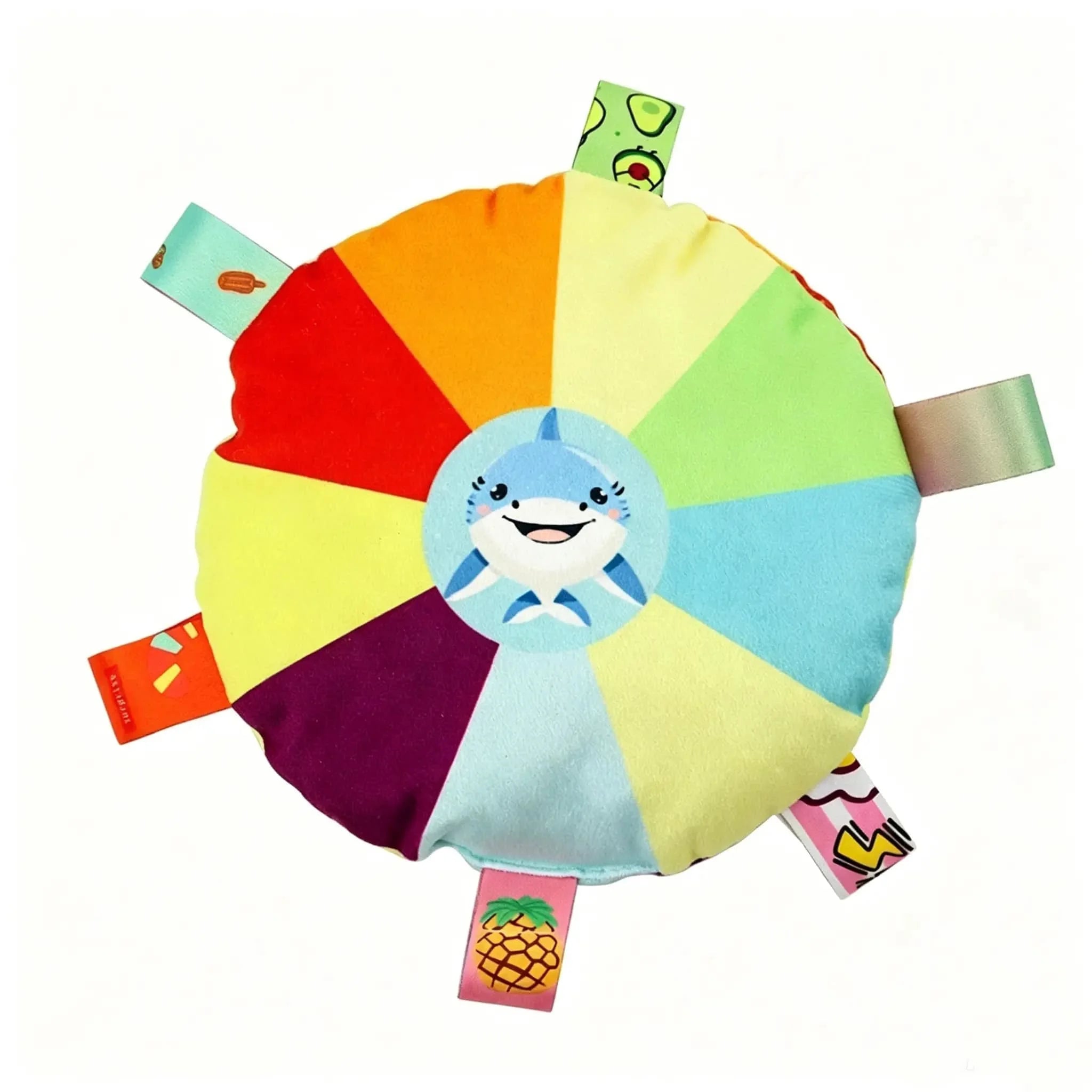 Foldable Rainbow Cat Tunnel Multi Channel Interactive Play Tube with Hanging Ball, Collapsible Hideaway Toy for Kittens Puppies