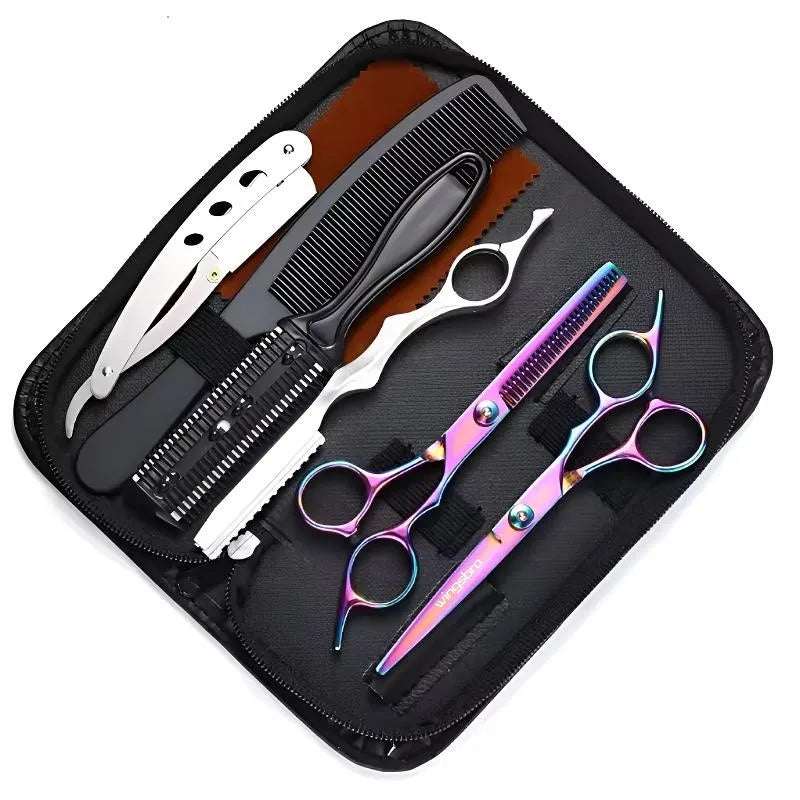 Hair Scissors Set Hairdressing Scissors Kit Hairdresser Shaver Haircut Scissors