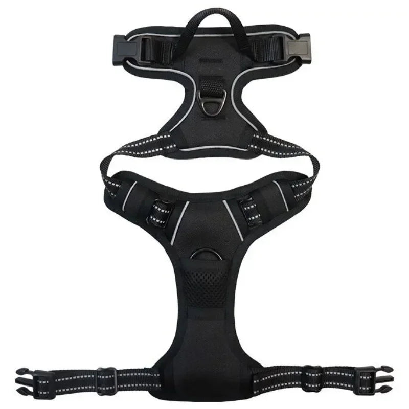 Reflective Adjustable Breathable Vest Chest Strap for Small Medium Large Dogs Pet Dog Harness