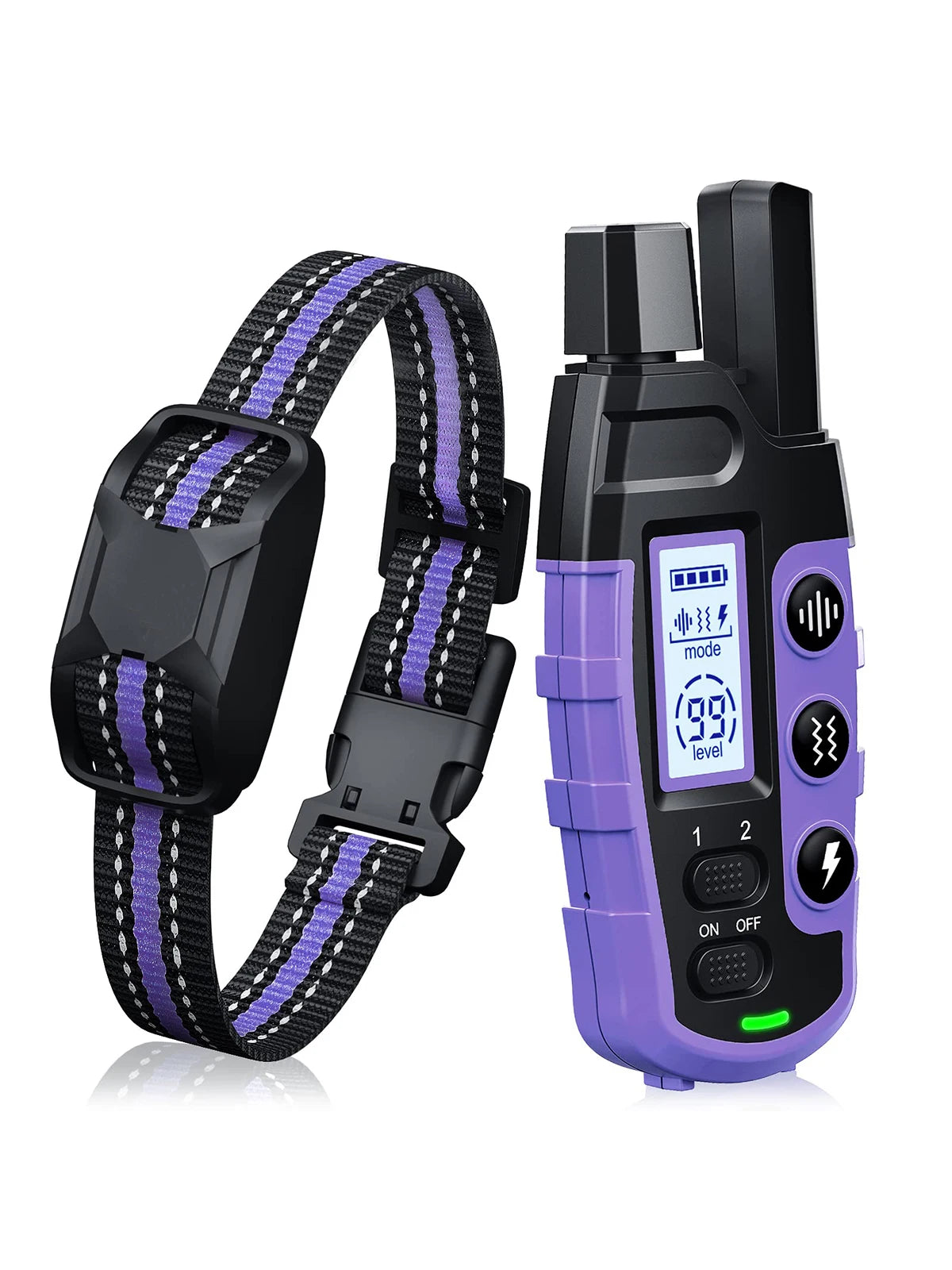 Electric Dog Training Collar Remote Control Waterproof Pet Behavior