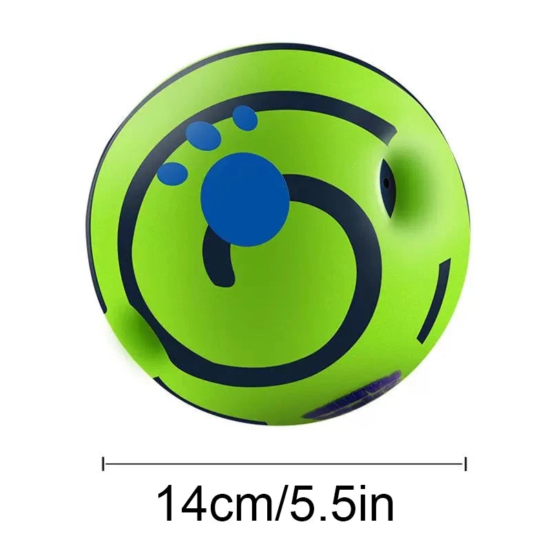 Dog Toy Wobble Wag Giggle Ball Getting Dog Attention Giggle Sounds When Rolled or Shaken