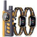 IPX7 Waterproof Dog Training Collar,Smart 2-in-1 Auto Anti-Bark and Shock Collar for All Size Dogs,3300FT Remote Electric Collar