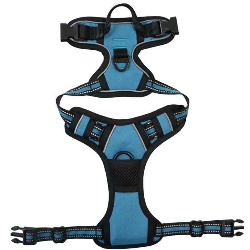 Reflective Adjustable Breathable Vest Chest Strap for Small Medium Large Dogs Pet Dog Harness