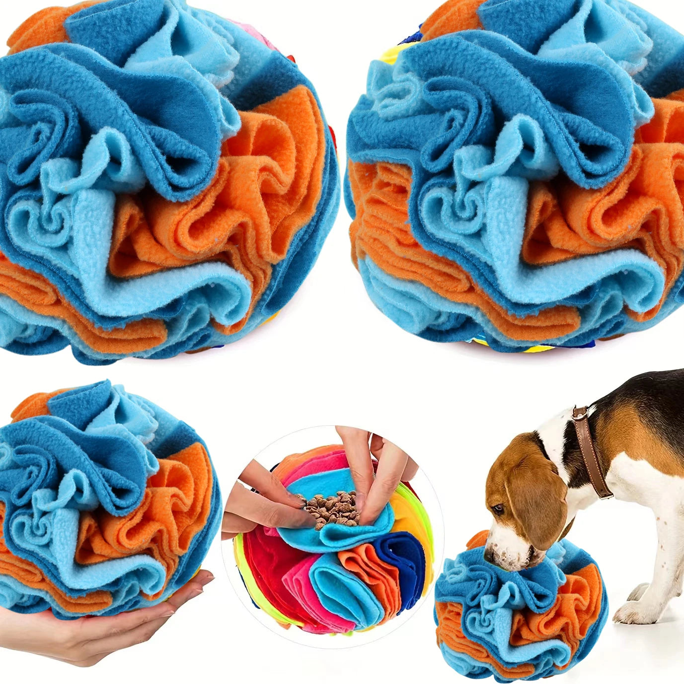 Interactive Dog Toys Snuffle Ball for Dogs Encourage Natural Foraging Skills,