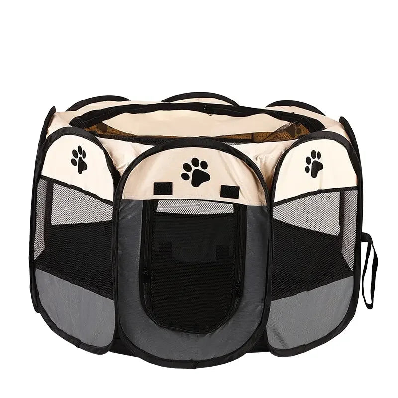Portable Foldable Pet Tent Kennel Octagonal Fence Puppy Shelter Easy To Use Outdoor Easy Operation Large Dog
