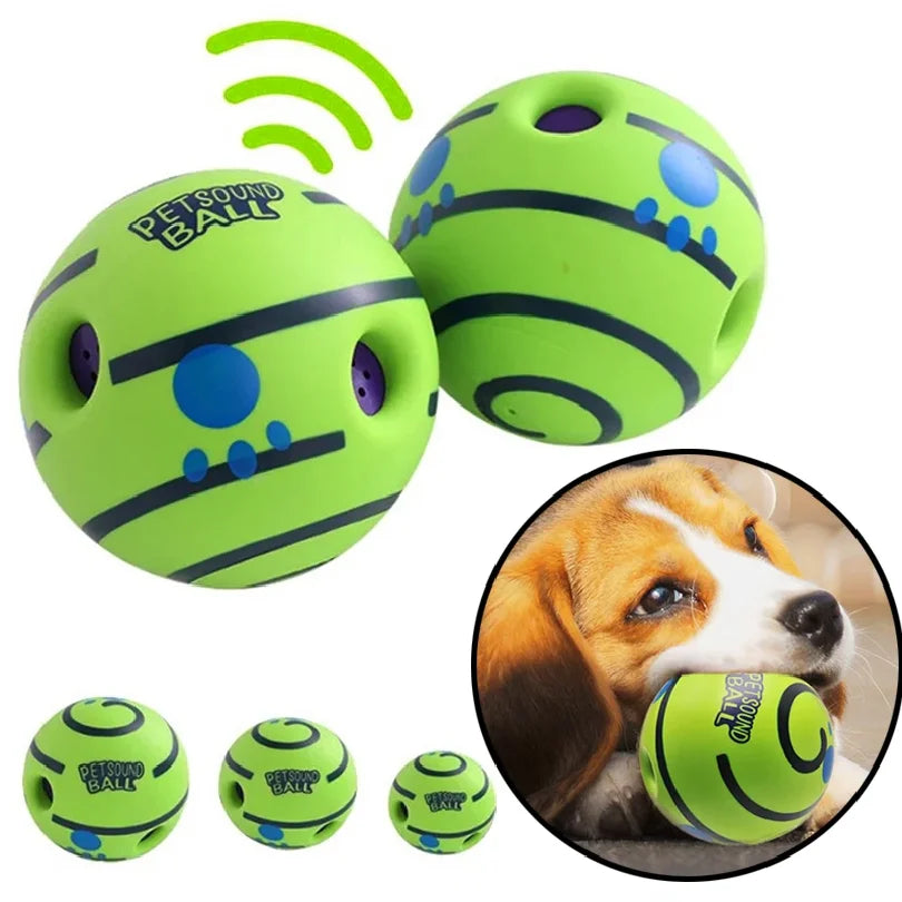 Dog Toy Wobble Wag Giggle Ball Getting Dog Attention Giggle Sounds When Rolled or Shaken