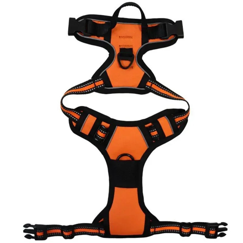 Reflective Adjustable Breathable Vest Chest Strap for Small Medium Large Dogs Pet Dog Harness