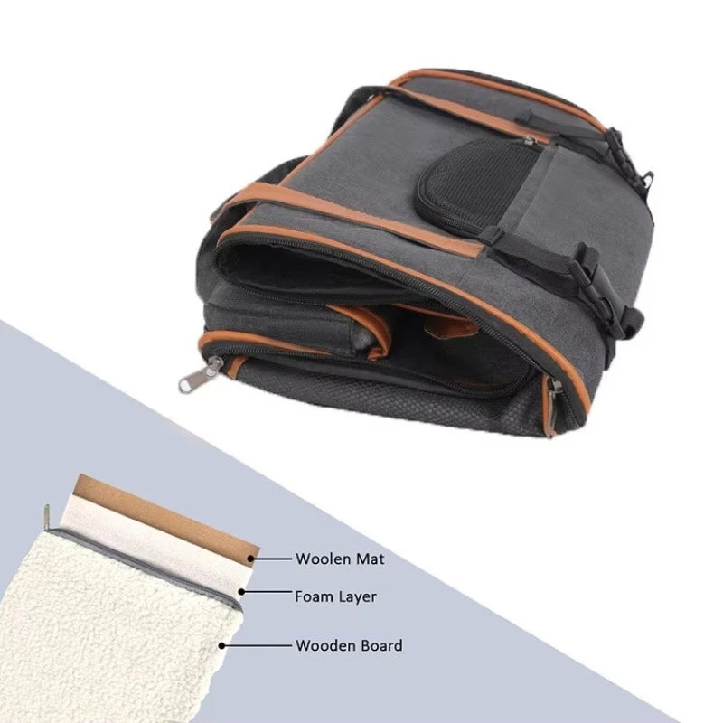 Dog Pet Carrier Bag Multiple Storage Pockets Cat Travel Handbag for Medium Cats, Puppy, Rabbits