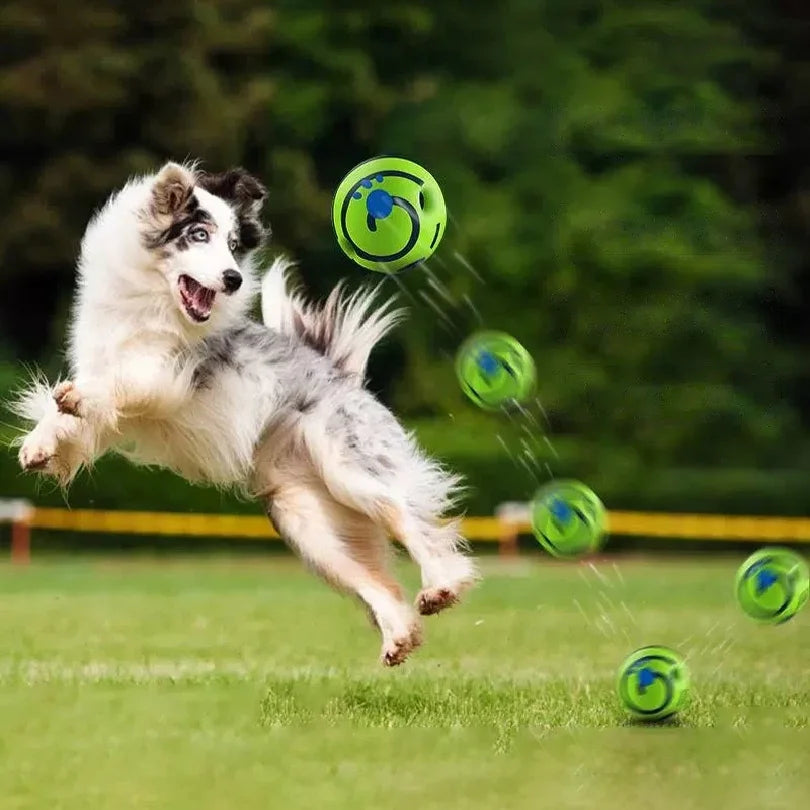 Dog Toy Wobble Wag Giggle Ball Getting Dog Attention Giggle Sounds When Rolled or Shaken
