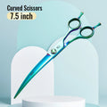 Steel 7.5 Inch Dog Beauty Scissors Pet Dogs Grooming Scissors Set Straight&Curved &Thinner&Chunker Shears Kits