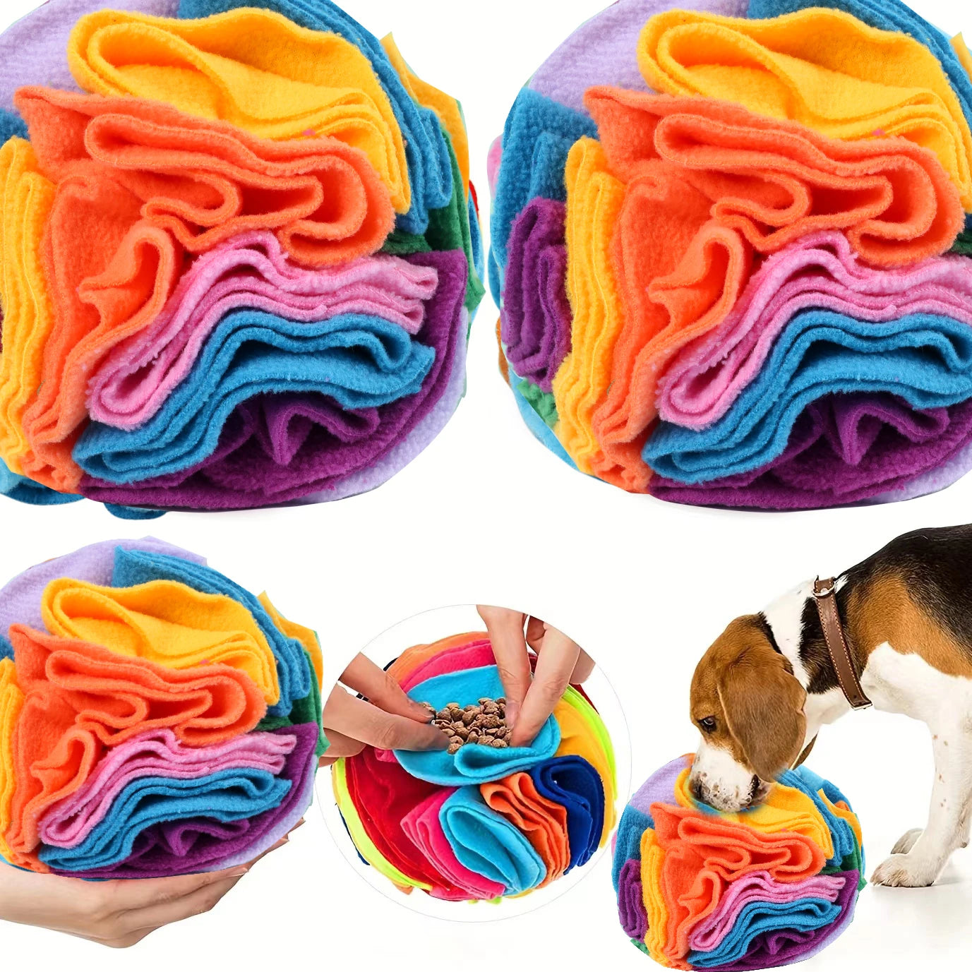 Interactive Dog Toys Snuffle Ball for Dogs Encourage Natural Foraging Skills,
